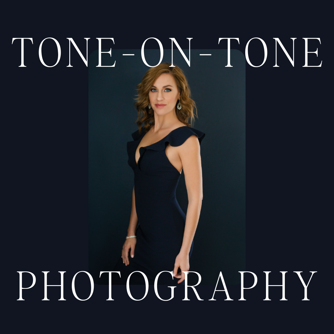 navy tone on tone personal branding photograph